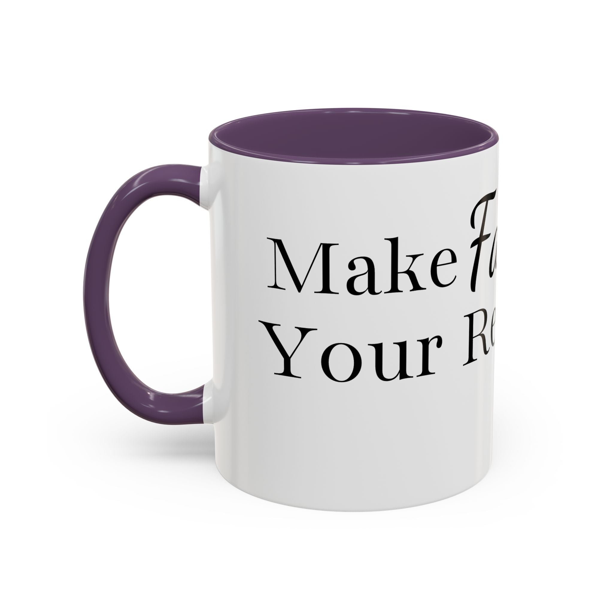 Faith Over Fear Coffee Mug — Women in the Trenches Patriotic Accent Mug (11/15 oz)