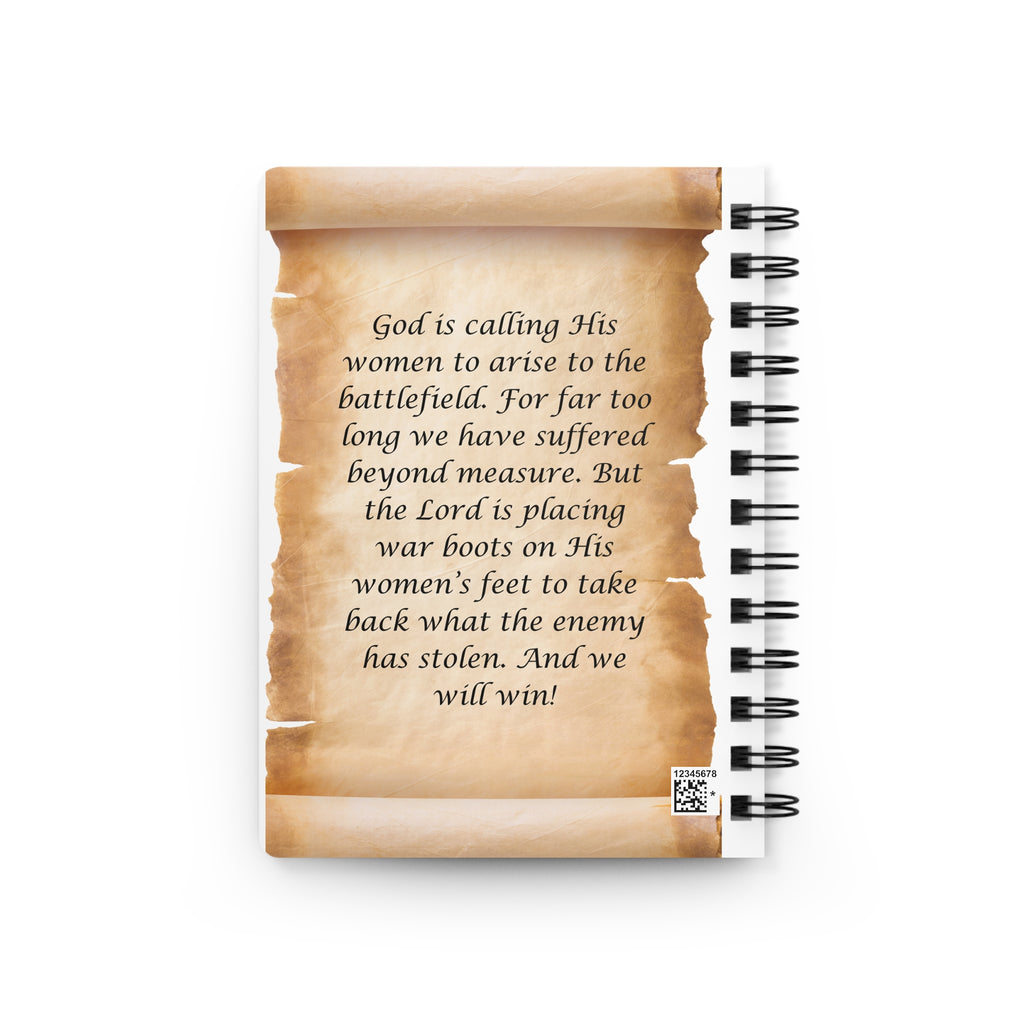 Women in the Trenches Journal | Spiral Bound Notebook, Arise to Battle