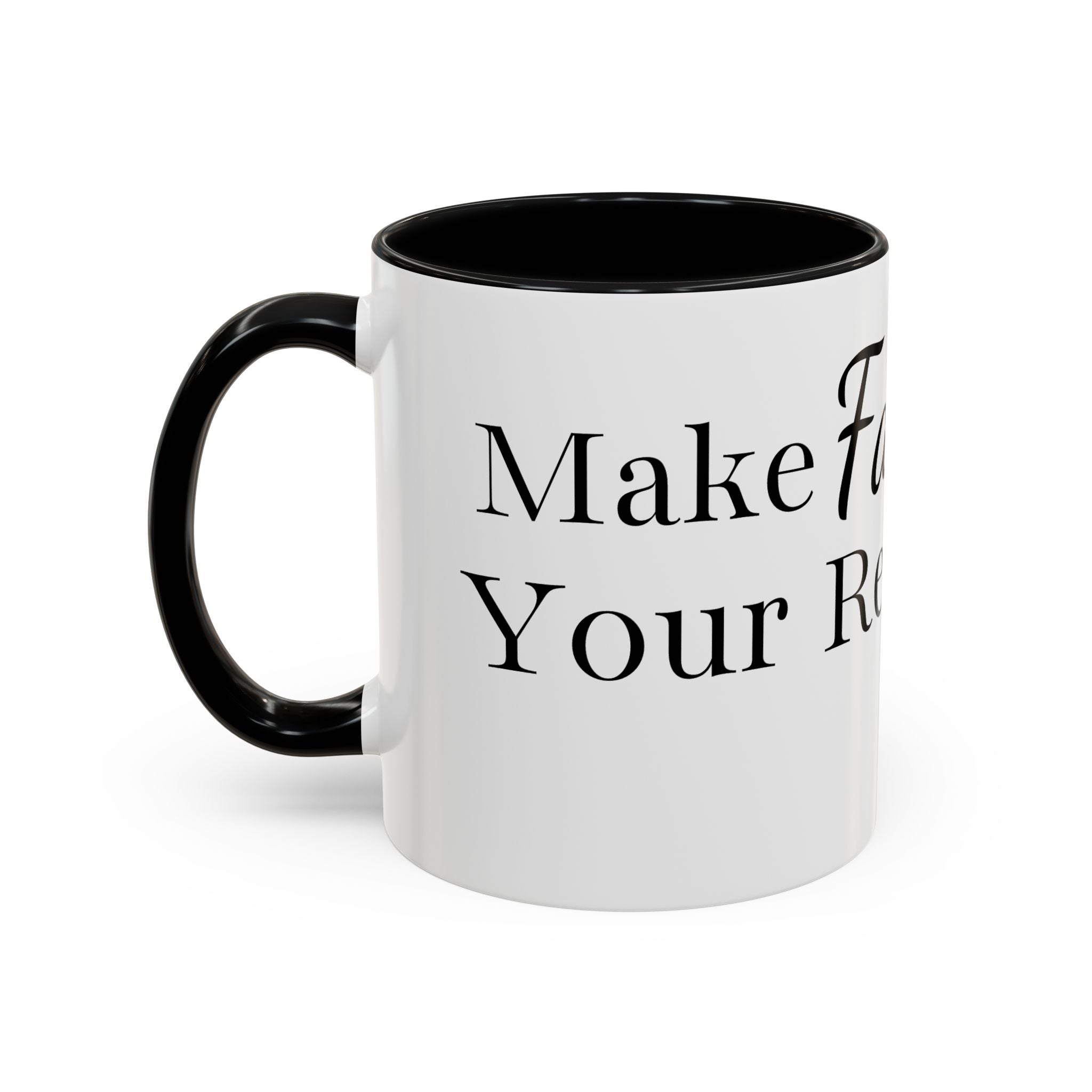 Faith Over Fear Coffee Mug — Women in the Trenches Patriotic Accent Mug (11/15 oz)