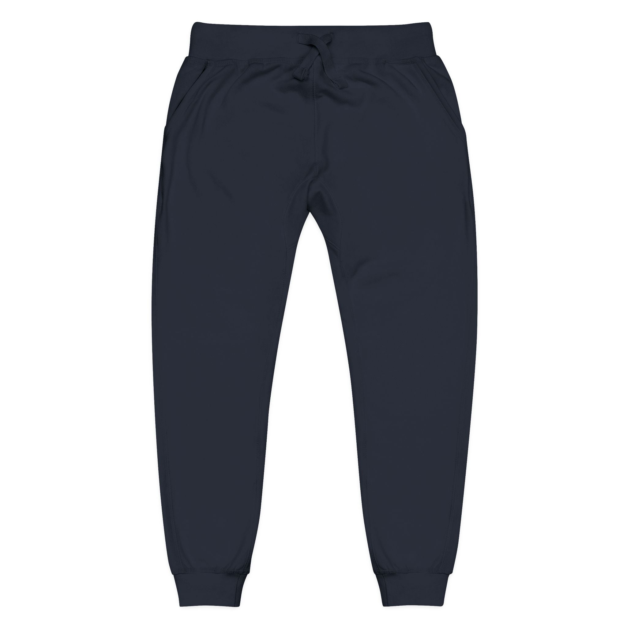 Embroidered Olive Fleece Sweatpants — Cozy Joggers
