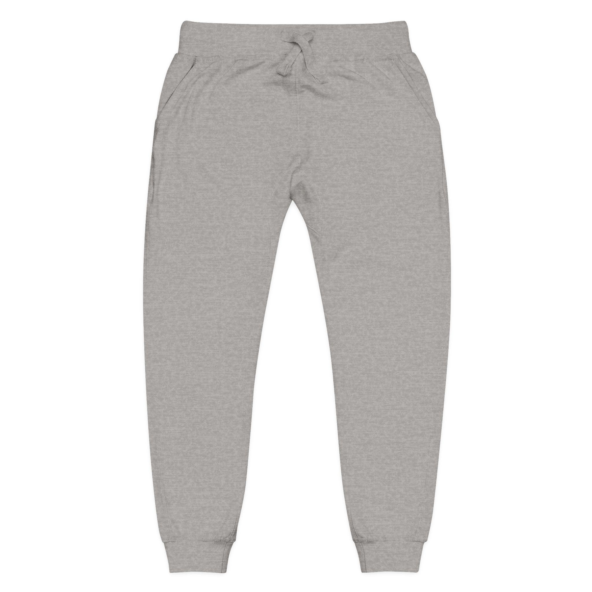 Embroidered Olive Fleece Sweatpants — Cozy Joggers
