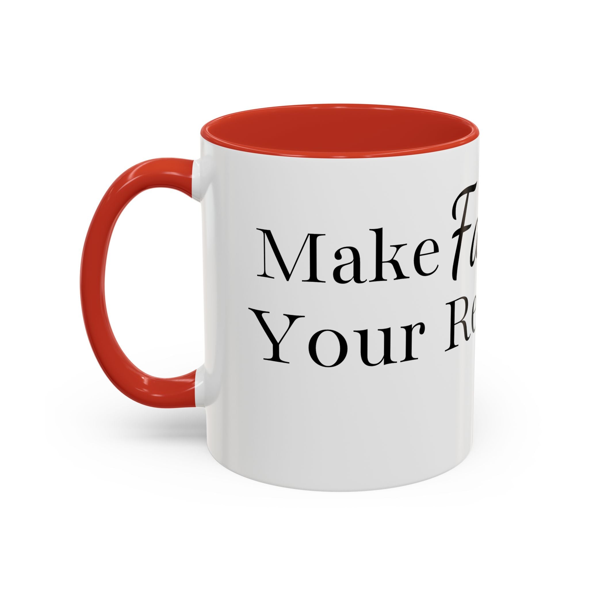 Faith Over Fear Coffee Mug — Women in the Trenches Patriotic Accent Mug (11/15 oz)