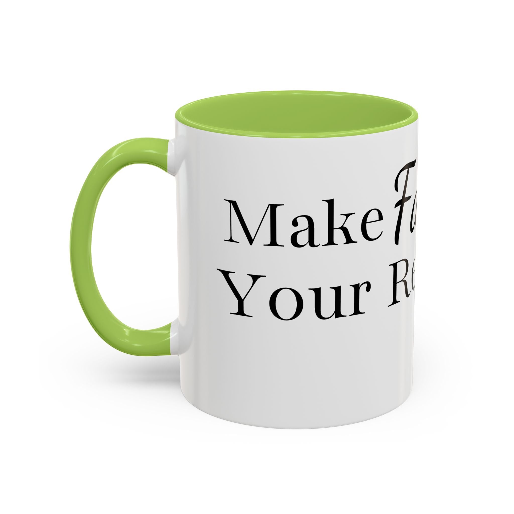 Faith Over Fear Coffee Mug — Women in the Trenches Patriotic Accent Mug (11/15 oz)