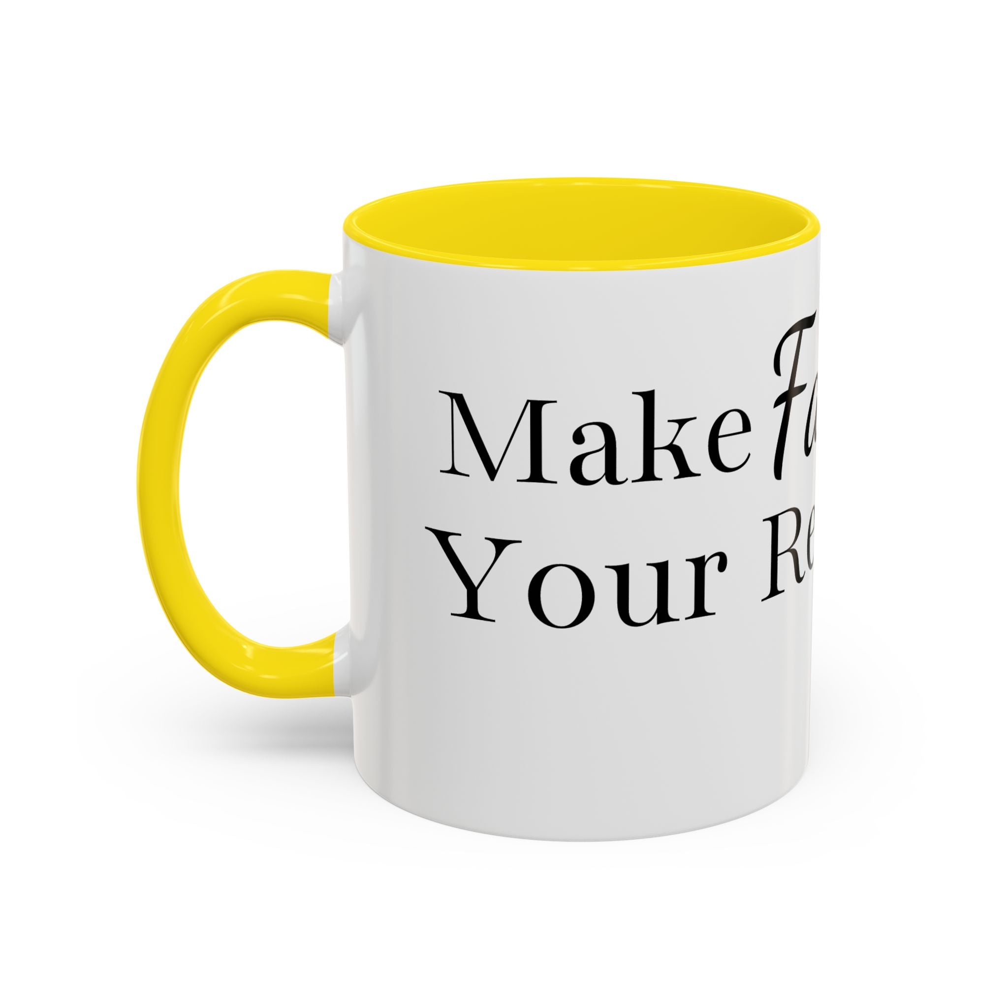 Faith Over Fear Coffee Mug — Women in the Trenches Patriotic Accent Mug (11/15 oz)